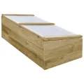 Hommdiy Gewächshaus Imprägniertes Kiefernholz 200 x 50 x 35 cm Frühbeet Frühbeetkasten - Thumbnail 3