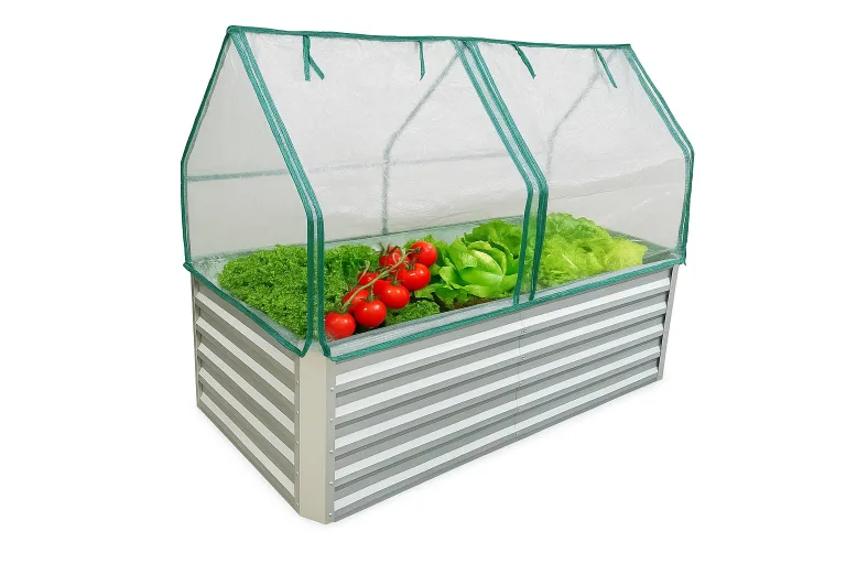 Frühbeet-Aufsatz für Hochbeete - passend für 184 x 90 cm – Bild 2