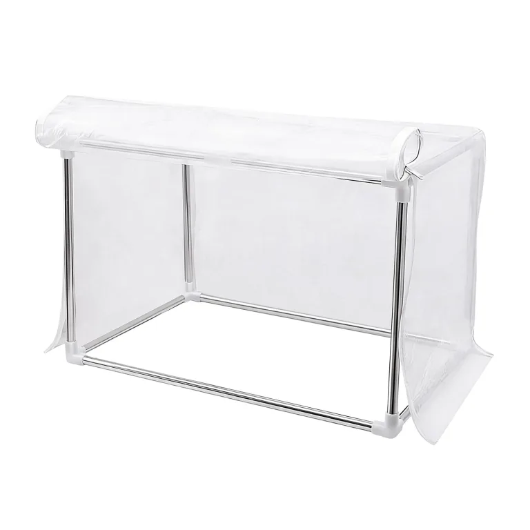 Mini-Gewächshaus für den Innenbereich, 60 x 30 x 30 cm, transparente Pflanzenabdeckung, stabile Tischplatte, schützender Indoor-Pflanzenschutz, leichtes Gewächshaus, Zubehör für Tisch, Balkon – Bild 1
