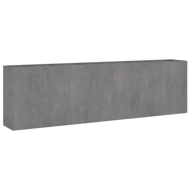 Gecheer Hochbeet 280x40x80 cm Cortenstahl, Wetterfest & Offenem Boden, Gartenbeet Pflanzkasten für Garten Balkon Terrasse Gemüse Kräuter Blumenanbau – Bild 8