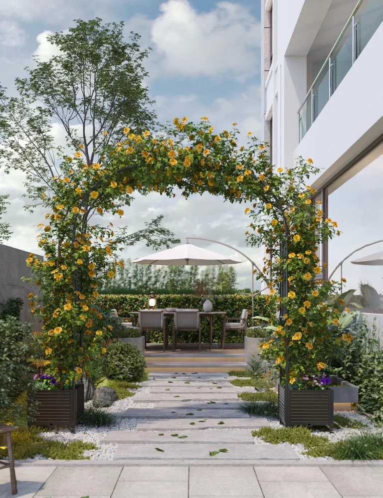 Gartenbogen Rankhilfe aus Metall für Kletterpflanzen – Stabiler Rosenbogen Garten, Rankbogen für Rosen, Clematis & Gemüse – Hochzeitsbogen, Ballonbogen, Foto Hintergrund für Party & Hochbeet, 180cm – Bild 6