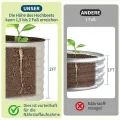 2er Set Verzinkte Stahl Hochbeete Mit Sicherheitskante 120x60x60cm – Robustes Metall Hochbeet für Gemüse Blumen – Rostbeständig, Ergonomische Höhe, Einfache Montage – Pflanzbeet Garten Outdoor, Beige - Thumbnail 8