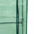 Hochbeet mit Gewächshausabdeckung 120x40x123 cm Rattanoptik, Stabiles PP Beet mit Eisenrahmen & Wasserdichter PE Abdeckung für Garten, Balkon, Terrasse, Gemüse und Kräuter - Thumbnail 8
