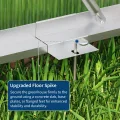 GarveeHome Stabiles begehbares Polycarbonat Gewächshaus 8x12 FT für Garten & Outdoor – Robuster Aluminiumrahmen, abschließbare Tür, Dachfenster – Ideal für Terrasse, Rasen, Pflanzenanzucht - Thumbnail 3