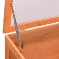 Gewächshaus aus Holz, quadratisches Gewächshaus, Holz, 180 x 57 x 62 cm - Thumbnail 5