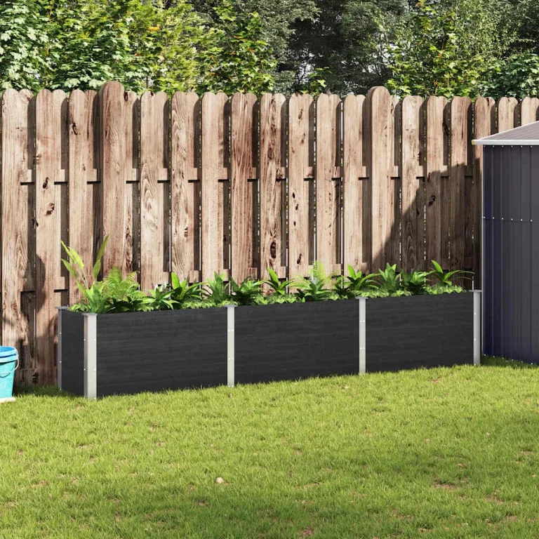 Garten Hochbeet WPC (Grau, 300 x 50 x 54 cm) – Bild 2