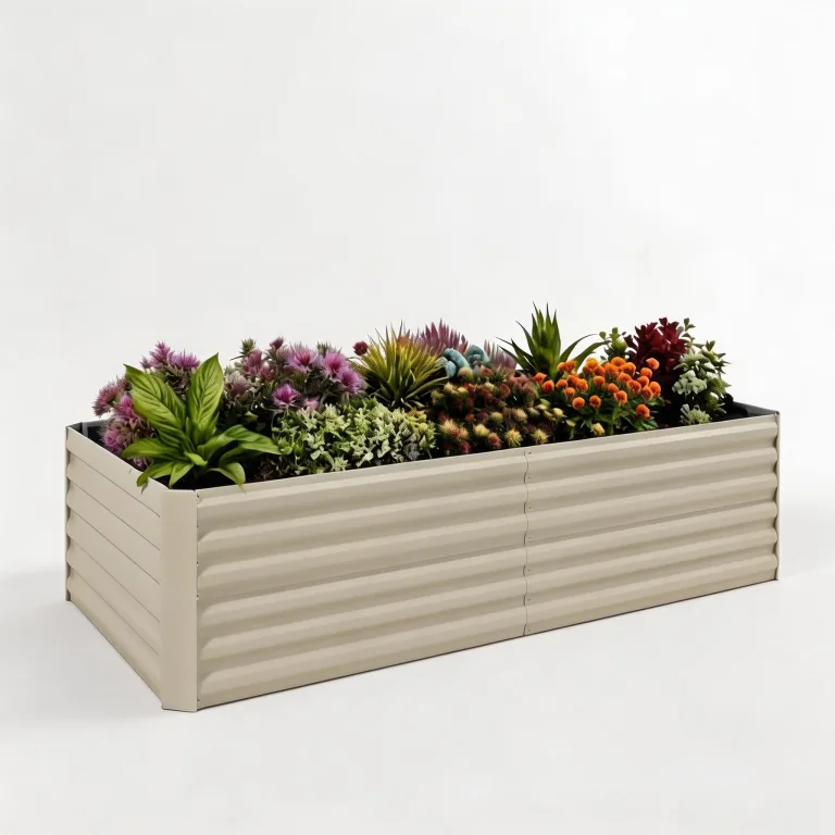Acekool Hochbeet Metall 180x90x60CM—Quadratisch,Hochbeete Für Garten Und Gemüsegarten, Gemüse & Pflanzen, Ideal Für Gemüse, Kräuter & Blumen, Grün – Bild 8