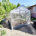 Gewächshaus Victoria 300x400x250cm aus Stahl mit Fundament | UV-beständige 6 mm Hohlkammerplatten | Winterfestes Tomatenhaus & Treibhaus für Garten - Thumbnail 8