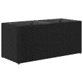 Pflanzkübel Pflanzgefäß Blumenkasten Gartenpflanzen Gartenbeet Hochbeet Gartenpflanzen Frühbeet Pflanzkasten mit 2 Töpfen 2 STK. Schwarz 72x30x32 cm Poly Rattan - Thumbnail 8