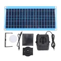 Yunseity 30-W-Solarpanel-Heizung für Hühnerställe und Haustierhäuser, Tragbare Warmwindanlage mit USB- und DC-Anschlüssen für die Gewächshausheizung und das Trocknen Kleiner Räume - Thumbnail 5