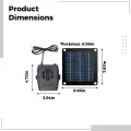 20 W tragbares Solarmodul-Kit mit Heizung, Batteriebox im Lieferumfang enthalten, Silikon-Solarpanel, leichter Winterwärmer für Auto, Hühnerstall, Gewächshaus, Haustierhaus - Thumbnail 3