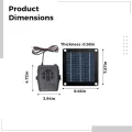 20 W tragbares Solarmodul-Kit mit Heizung, Batteriebox im Lieferumfang enthalten, Silikon-Solarpanel, leichter Winterwärmer für Auto, Hühnerstall, Gewächshaus, Haustierhaus - Thumbnail 7