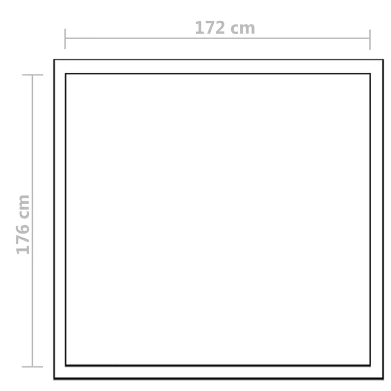 Verstärktes Gewächshaus Aluminium 3,46 m² mit doppelwandigen Polycarbonatplatten, UV-beständig und wärmeisolierend, robuste Aluminiumkonstruktion, Dachrinnensystem und Lüftung, – Bild 9