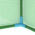 Gewächshaus mit Stahlrahmen und PE-Netzgewebe 0,5 m² 1x0,5x1,9 m mit Tür für Tomatenhaus, Pflanzenhaus, Frühbeet, Balkon und Terrasse, wetterfest und begehbar für Pflanzenschutz und - Thumbnail 7