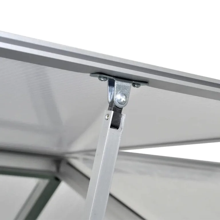 Gewächshaus Aluminium mit Polycarbonat 10,53 m² begehbar wetterfest mit Lüftung für Tomaten und Gemüse Balkon Terrasse Pflanzenschutz Frühbeet Outdoor – Bild 3