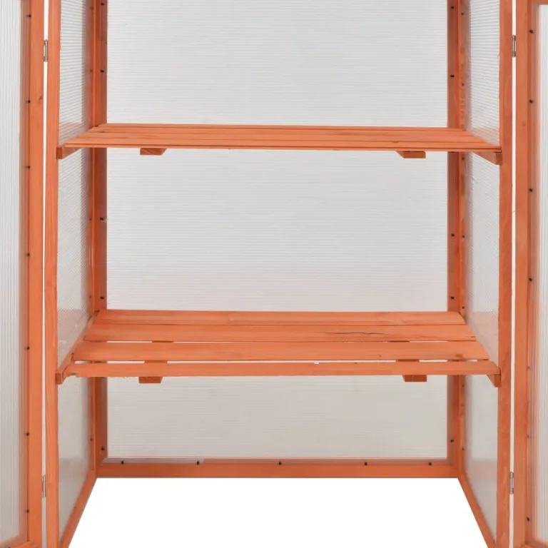 Solivagant Gewächshaus-Schrank Holz 75x47x109 cm, Gartenpflege,Gewächshäuser, 10.02 kg-170646 – Bild 8