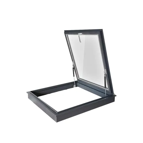 Dachfenster aus Aluminiumlegierung für den Außenbereich, belüftetes Dachfenster mit integrierter Beleuchtung für Keller und Wintergarten, langlebiges und wetterfestes Design. – Bild 8