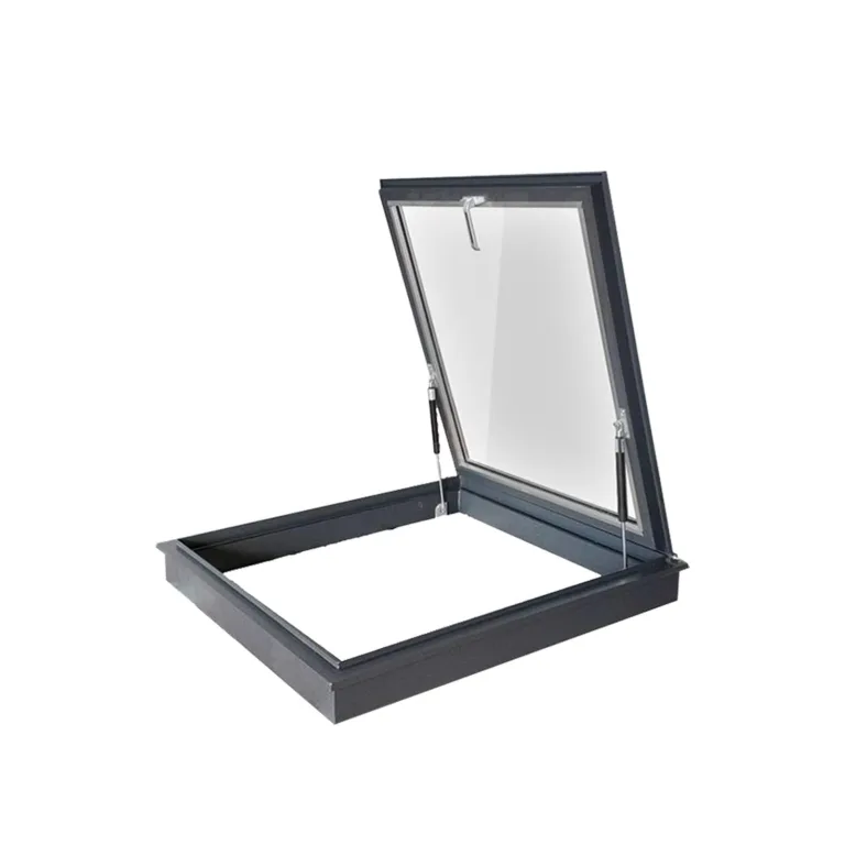 Dachausgangsfenster aus Aluminiumlegierung für den Außenbereich, Lüftungsfenster mit Beleuchtung, ideal für Dachböden, Keller und Wintergärten – langlebiges und stilvolles Design. – Bild 1