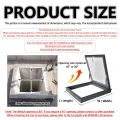 Dachausgangsfenster aus Aluminiumlegierung für den Außenbereich, Lüftungsfenster mit Beleuchtung, ideal für Dachböden, Keller und Wintergärten – langlebiges und stilvolles Design. - Thumbnail 2
