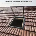Dachausgangsfenster aus Aluminiumlegierung für den Außenbereich, Lüftungsfenster mit Beleuchtung, ideal für Dachböden, Keller und Wintergärten – langlebiges und stilvolles Design. - Thumbnail 10