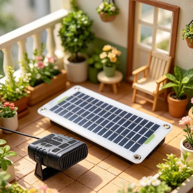 Tragbarer Solarlüfter-Heizgerät 30W 12V mit Kristall-Silizium-Panel für Fahrzeuge und Outdoor, kompakte Warmluftgebläse für Camping und Auto, einfache Bedienung – Bild 2