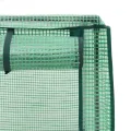 Tomatenhaus mit Belüftung und Frühbeet für Garten und Balkon als Hochbeet mit Gewächshaus-Aufsatz in Rattan-Optik - Thumbnail 7
