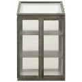 Gewächshaus aus Tannenholz mit PC-Platten 60x45x100 cm, Frühbeet mit Regalen für Tomaten, Gemüse und Kräuter, wetterfest für Balkon, Terrasse und Garten, Frostschutz für Outdoor-Pflanzen - Thumbnail 9