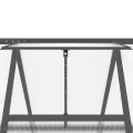 Gewächshaus mit Aluminium Fundamentrahmen Anthrazit 169x169x195 cm UV-beständig, Wetterfest und Stabil, mit Polycarbonat Platten für Pflanzenhaus, Gemüseanbau, Tomatenhaus und Überwinterung - Thumbnail 7