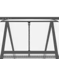 Gewächshaus mit Fundamentrahmen Anthrazit 224x169x195 cm Aluminium mit Polycarbonatplatten UV-beständig wetterfest für Tomatenhaus Gemüseanbau und Pflanzenschutz im Garten Outdoor - Thumbnail 7