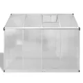Solivagant Gewächshaus mit Fundament Verstärkt Aluminium 4,6 m², Gartenpflege,Gewächshäuser, 34.2 kg-41317 - Thumbnail 4