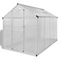 Solivagant Gewächshaus mit Fundament Verstärkt Aluminium 4,6 m², Gartenpflege,Gewächshäuser, 34.2 kg-41317 - Thumbnail 10