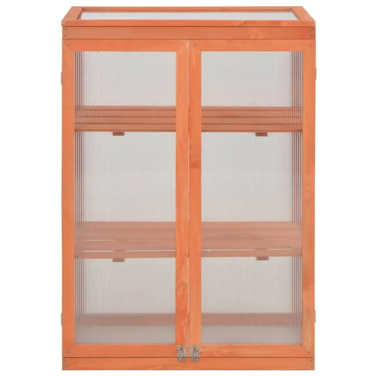 Gewächshaus-Schrank Holz 75 x 47 x 109 cm – Bild 1