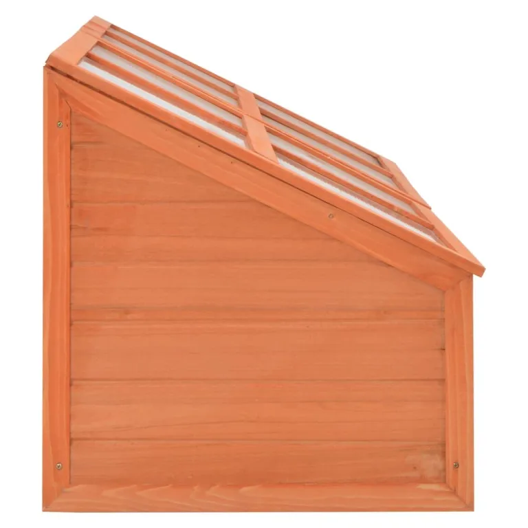Frühbeet Holz 180x57x62 cm gewächshaus treibhaus pflanzhaus für anzucht, frostschutz und überwinterung auf garten balkon terrasse beet mit lüftung und fenster – Bild 3
