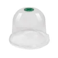 Transparente Pflanzenhaube 5er Set aus Dickem PET Material, für Mini Gewächshaus für Töpfe mit Drehbaren Luftschlitzen, Verstellbare Anzuchthaube zum Schutz von Keimlingen und Stecklingen - Thumbnail 1